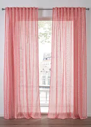 Gordijn met geweven strepen (1 stuk), bonprix