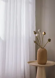 Transparant gordijn met fijne structuur (1 stuk), bonprix