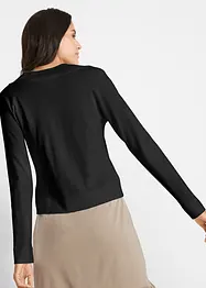 Kort vest met viscose, bonprix