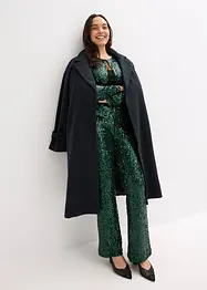 Gebreide jurk met glittereffect, bonprix