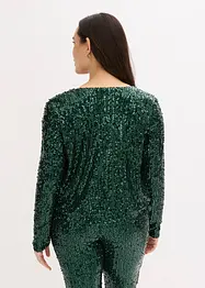 Gebreide jurk met glittereffect, bonprix
