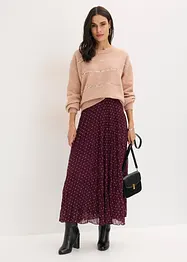 Chiffon rok in crashed look, bonprix