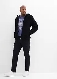 Cargo broek straight regular fit met puur katoen, bonprix