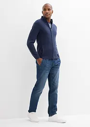 Regular fit stretch instapjeans, straight, bonprix