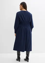 Comfortabele jurk met sierplooien in een viscosemix, bonprix