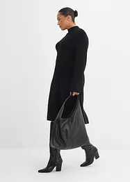 Gebreide jurk in A-lijn van een viscosemix, bonprix