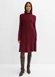 Gebreide jurk in A-lijn van een viscosemix, bonprix