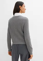 Vest van wolmix met decoratieve knopen, bonprix