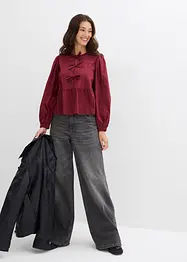 Blouse met lussen, bonprix