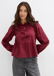 Blouse met lussen, bonprix