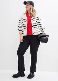 Wijd uitlopende legging van katoenmix (set van 2), bonprix