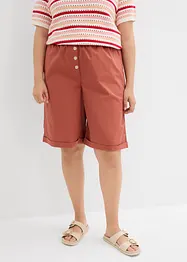 Papertouch bermuda van een katoenmix, bonprix
