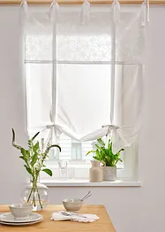 Vouwgordijn met borduursel, bonprix