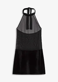 Halterjurk met fluweel, bonprix