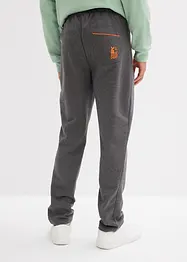 Joggingbroek van biologisch katoen met handige ritszakken, bonprix