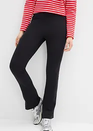 Wijd uitlopende legging van katoenmix (set van 2), bonprix