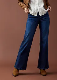 Flared jeans mid waist, bonprix