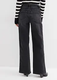 Wide leg jeans, mid waist, bonprix
