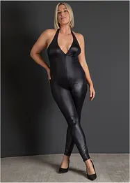 Catsuit ouvert, wetlook, bonprix
