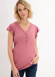 Zwangerschapsshirt / voedingsshirt met viscose, bonprix