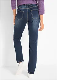 Straight stretch jeans, mid waist, bonprix