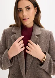 Korte jas in wollen look, bonprix