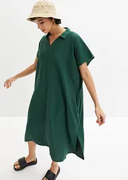 Kaftan jurk in een lichte linnen-viscosemix, bonprix