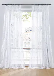 Transparant gordijn met golvende print (1 stuk), bonprix