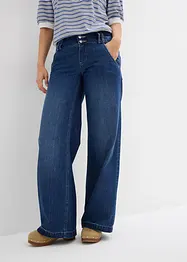 Wide leg jeans, high waist, super soft, bonprix