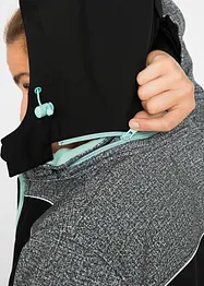 Softshell jas met reflecterende details, waterafstotend, bonprix