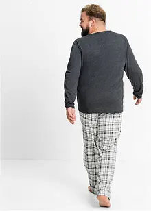 Pyjama met biologisch katoen en lange mouwen, bonprix