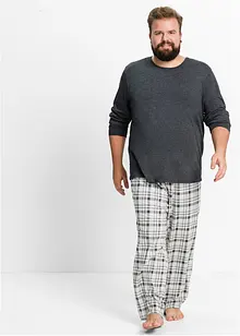 Pyjama met biologisch katoen en lange mouwen, bonprix