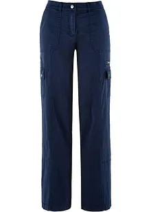 Mid waist cargo jeans in een katoenmix, bonprix