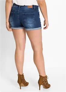 Jeans short met borduursel, bonprix