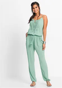 Jumpsuit van gestructureerde viscose, bonprix