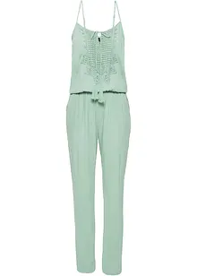 Jumpsuit met kant, bonprix