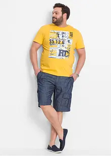 Cargo bermuda van katoen, loose fit, bonprix