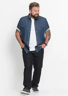 Loose fit jeans van stevig denim, straight, bonprix