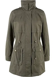 Katoenen parka met jersey voering, bonprix