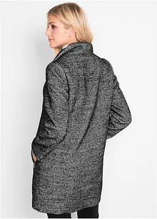 Korte coat voor tussenseizoen in wollen look, bonprix