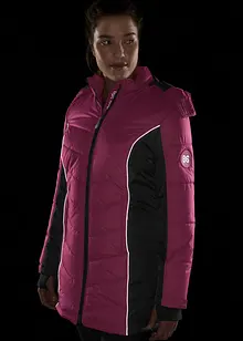 Lange, gewatteerde outdoor jas, waterafstotend, bonprix