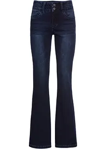 Corrigerende stretch jeans, bootcut, John Baner JEANSWEAR