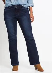 Corrigerende stretch jeans, bootcut, John Baner JEANSWEAR