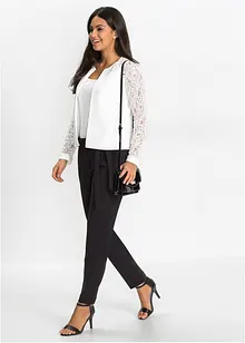 Blazer met kanten mouwen, bonprix