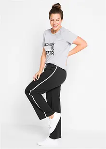 Katoenen sweatpants (set van 2), straight, bonprix