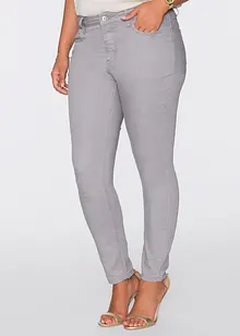 Skinny stretch jeans, mid waist, bonprix