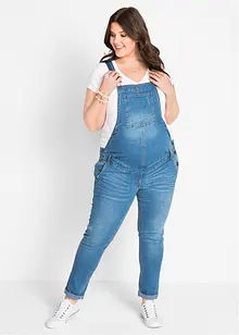 Zwangerschaps denim tuinbroek, straight, bonprix