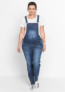 Zwangerschaps denim tuinbroek, straight, bonprix