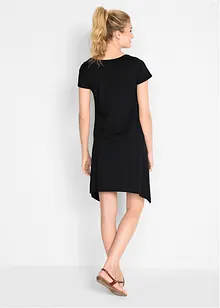 Korte, katoenen shirtjurk van slub garen, bonprix