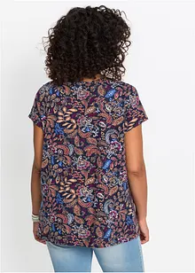 Katoenen shirt met print, korte mouw, bonprix